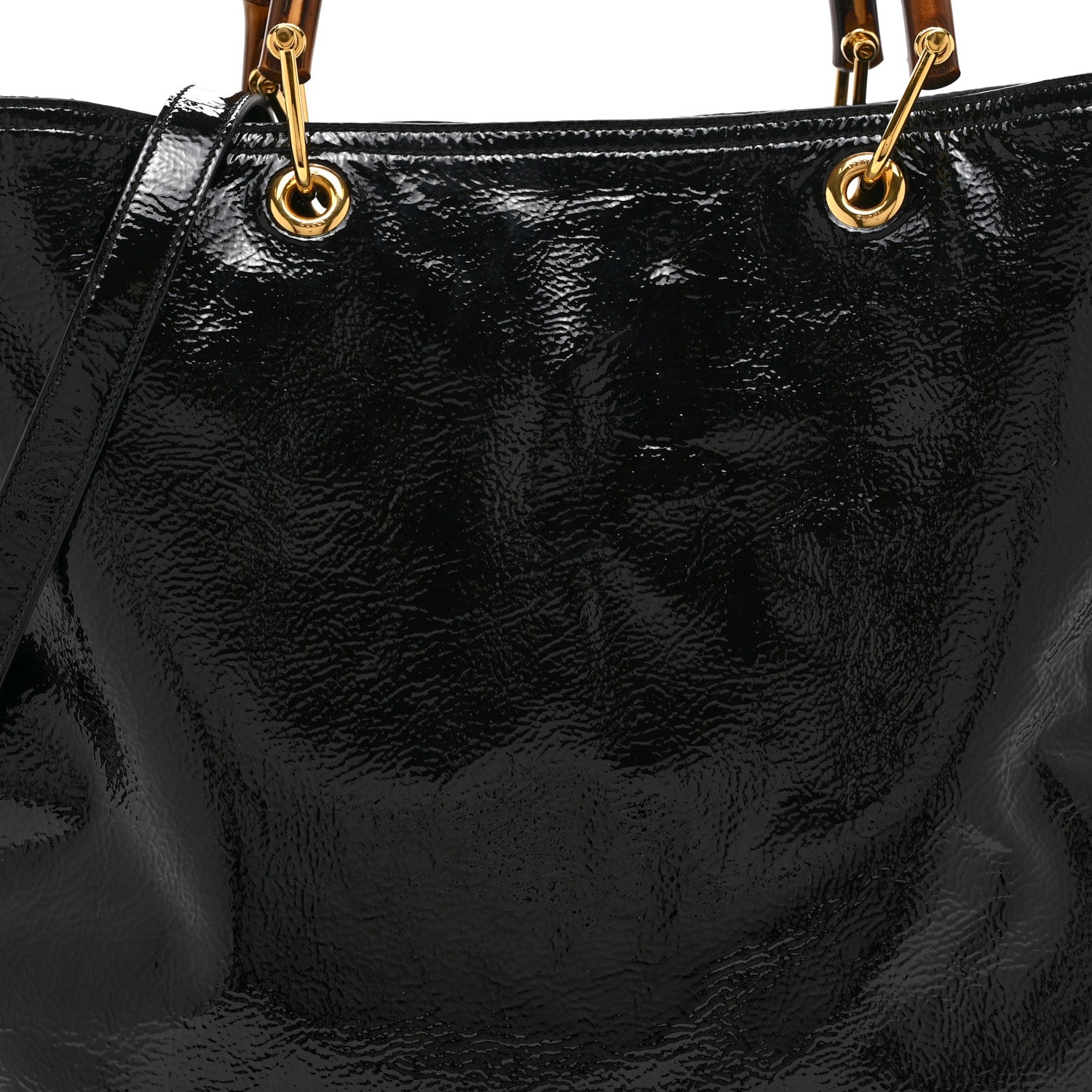 Gucci GG Monogram Bamboo Reversible Tote Black 14 of 18