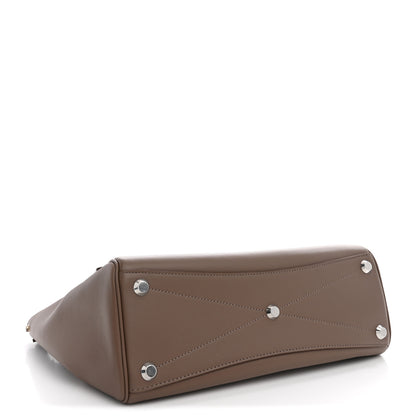 Balenciaga Smooth Calfskin Small Bel Air Carry All Bag Taupe 3 of 8