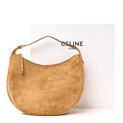 Celine Suede Calfskin Large Lulu Shoulder Bag Beige 11 of 11