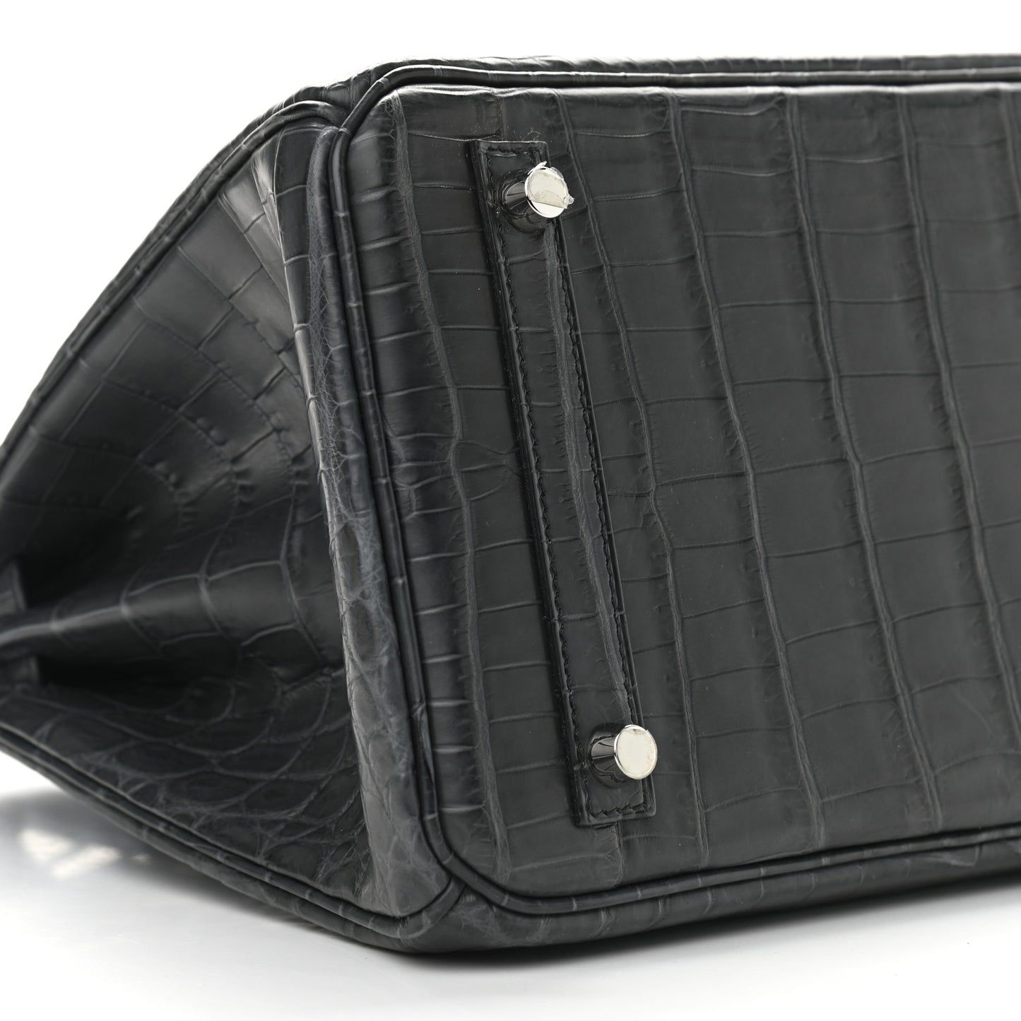 Matte Niloticus Crocodile Birkin 30 Plomb