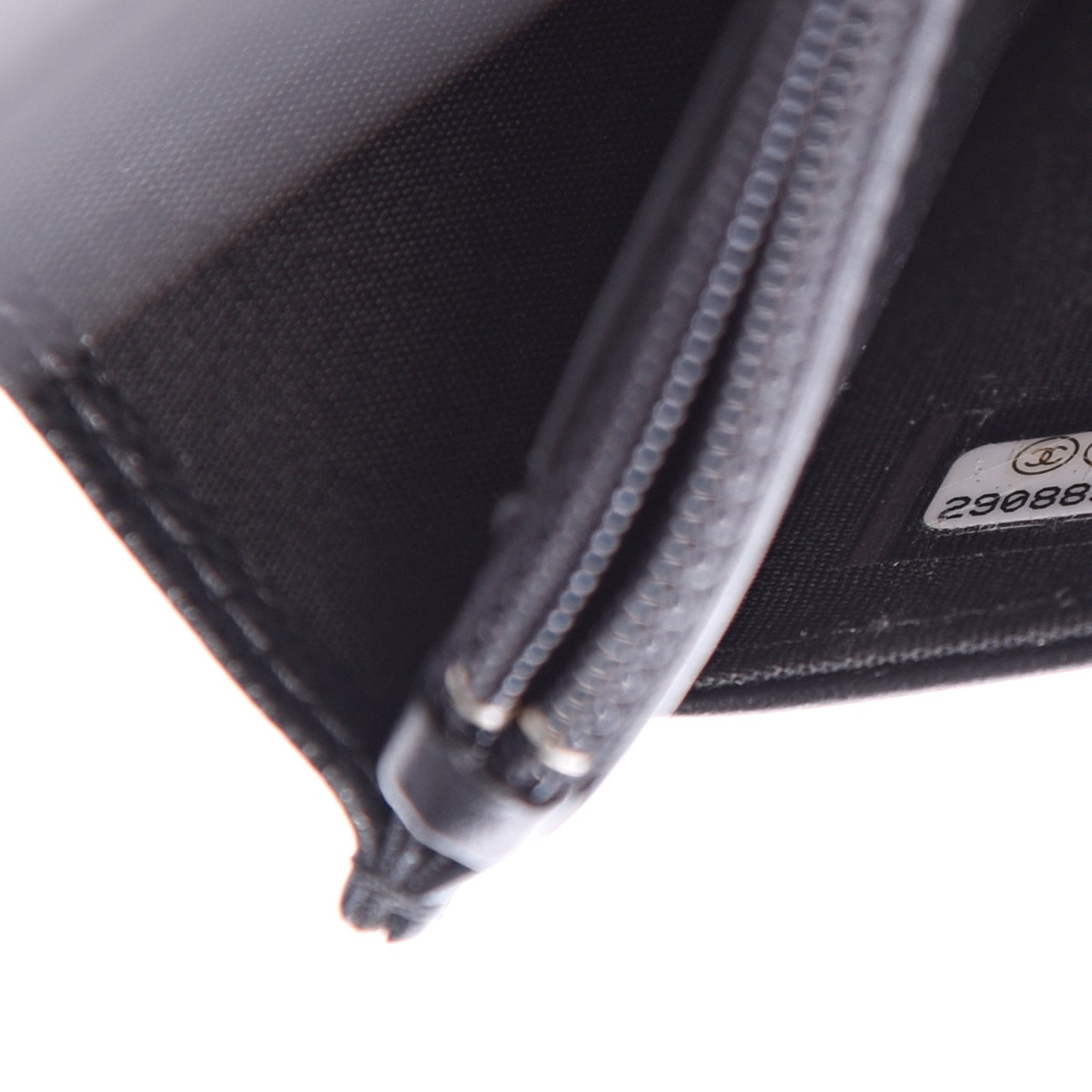 Caviar Quilted Boy Wallet On Chain WOC Black