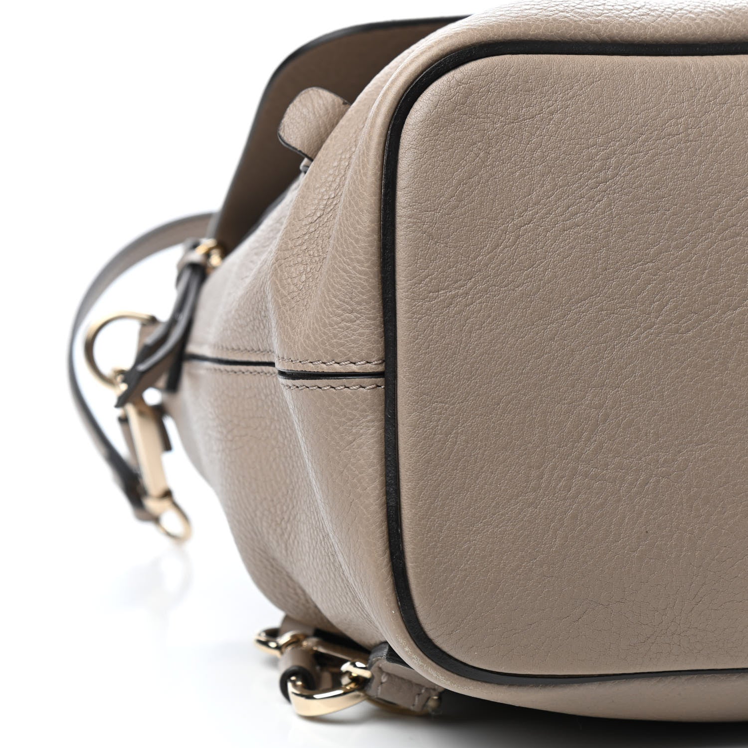 Chloe Suede Calfskin Medium Faye Backpack Motty Grey 8 of 9