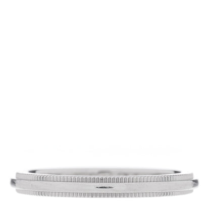 Tiffany Platinum 2mm Milgrain Wedding Band Ring 49 4.75 1 of 4