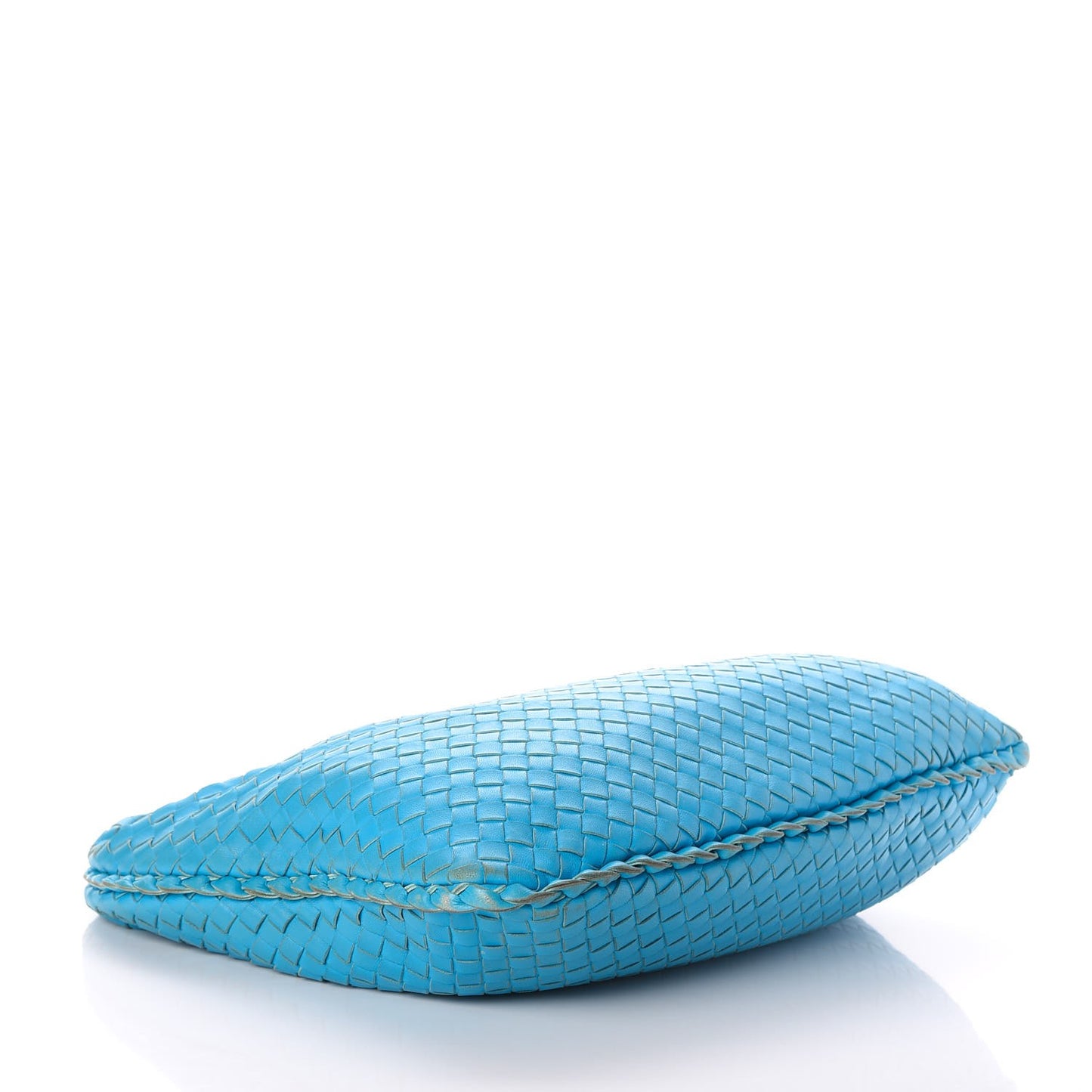 Nappa Intrecciato Medium Veneta Hobo Turquoise