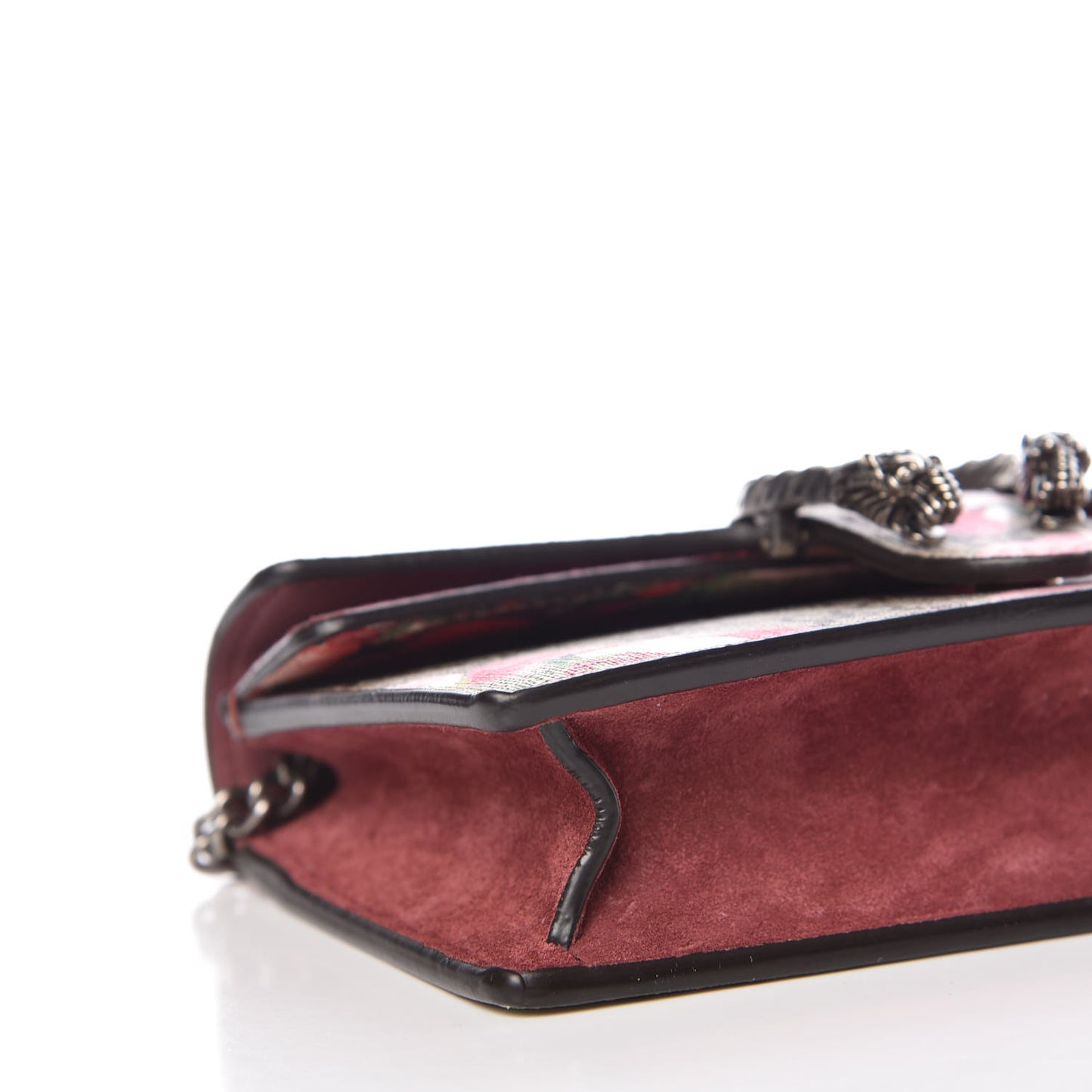 GG Supreme Monogram Blooms Super Mini Dionysus Shoulder Bag Beige Multicolor Dry Rose