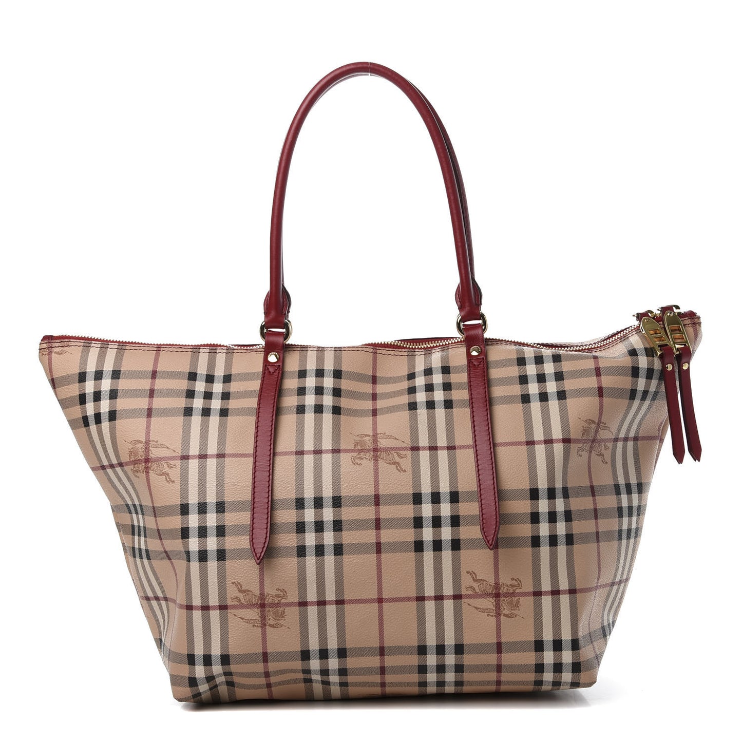 Haymarket Check Medium Salisbury Tote Military Red