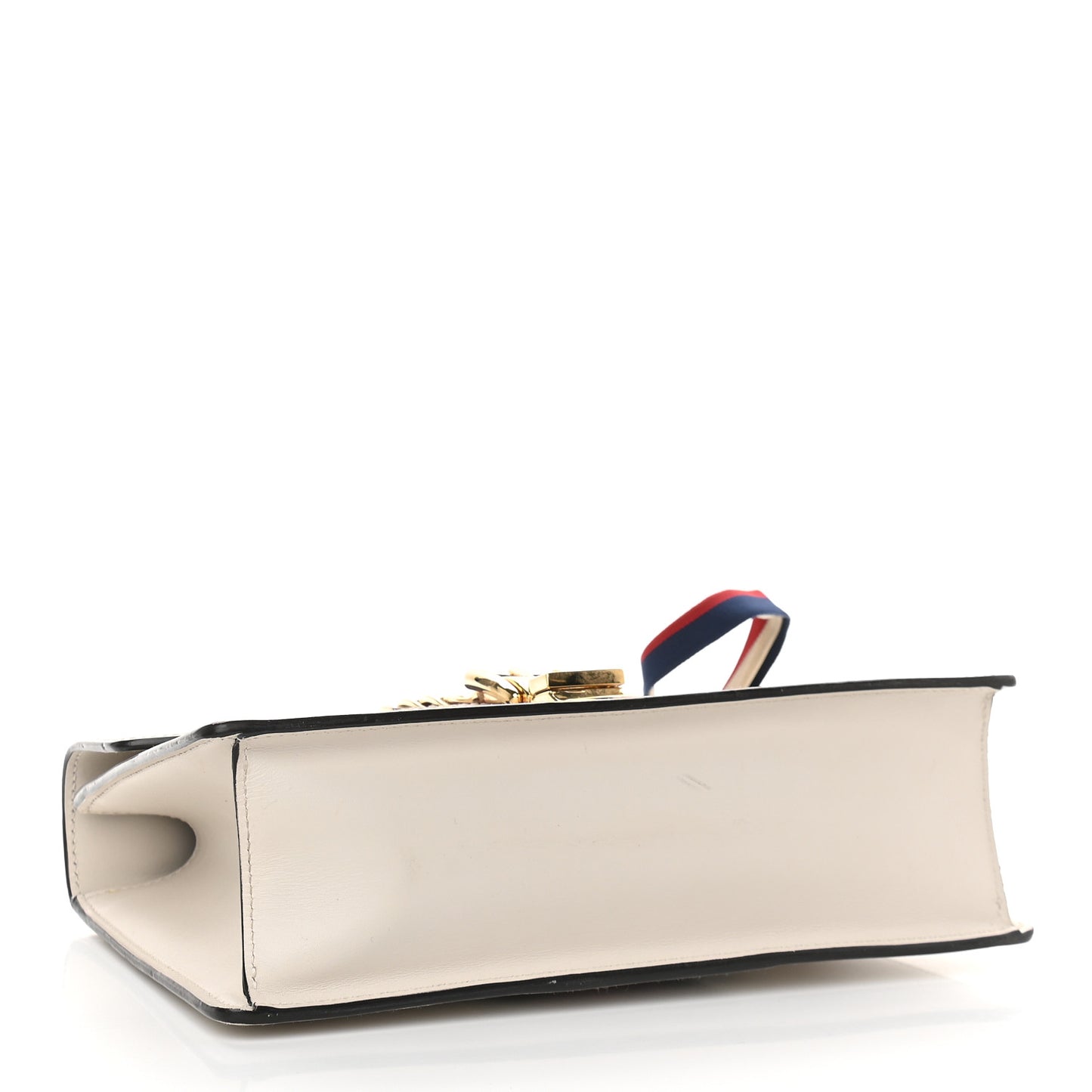 Calfskin Small Sylvie Shoulder Bag Off White