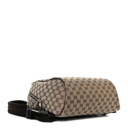 Gucci Monogram Travel Backpack Dark Brown 4 of 14