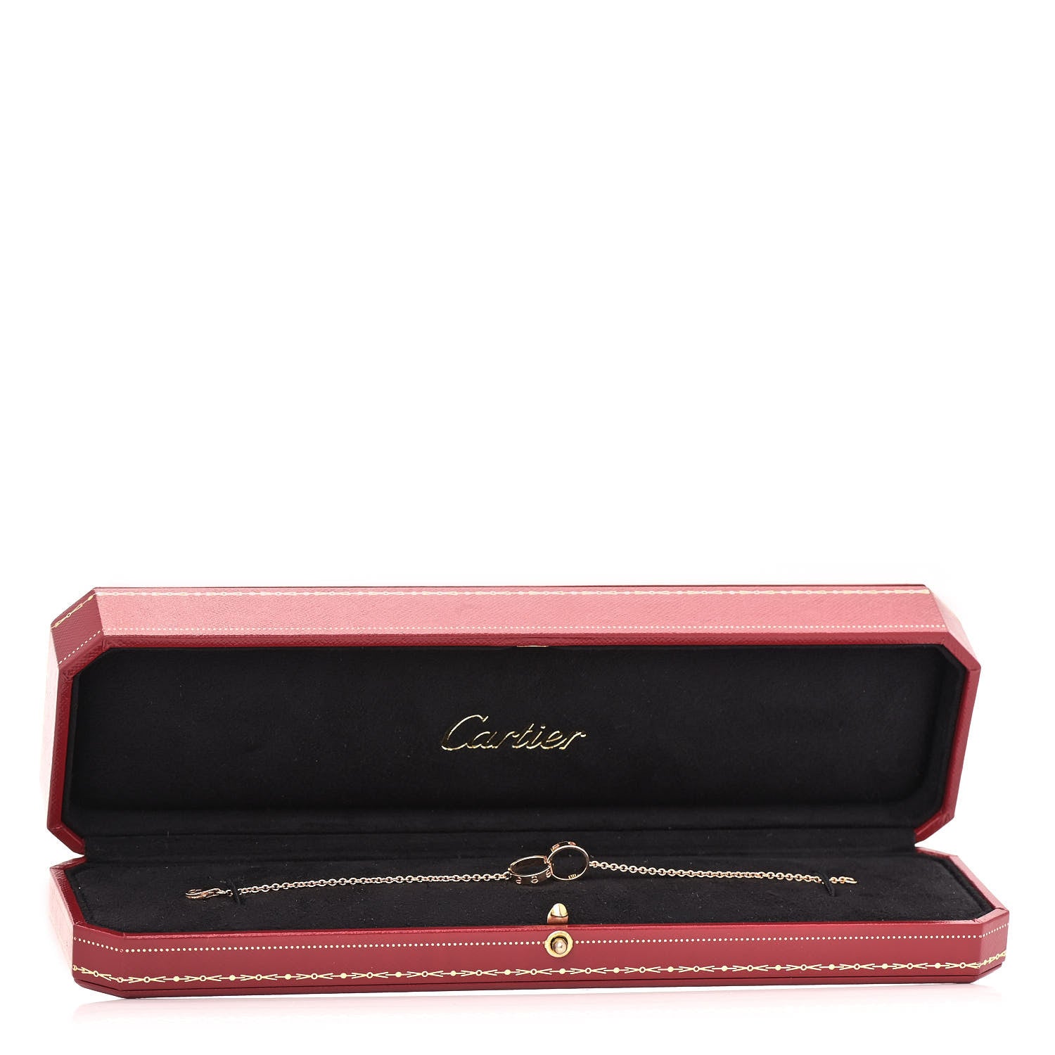 Cartier 18K Pink Gold Interlocking LOVE Bracelet 5 of 5