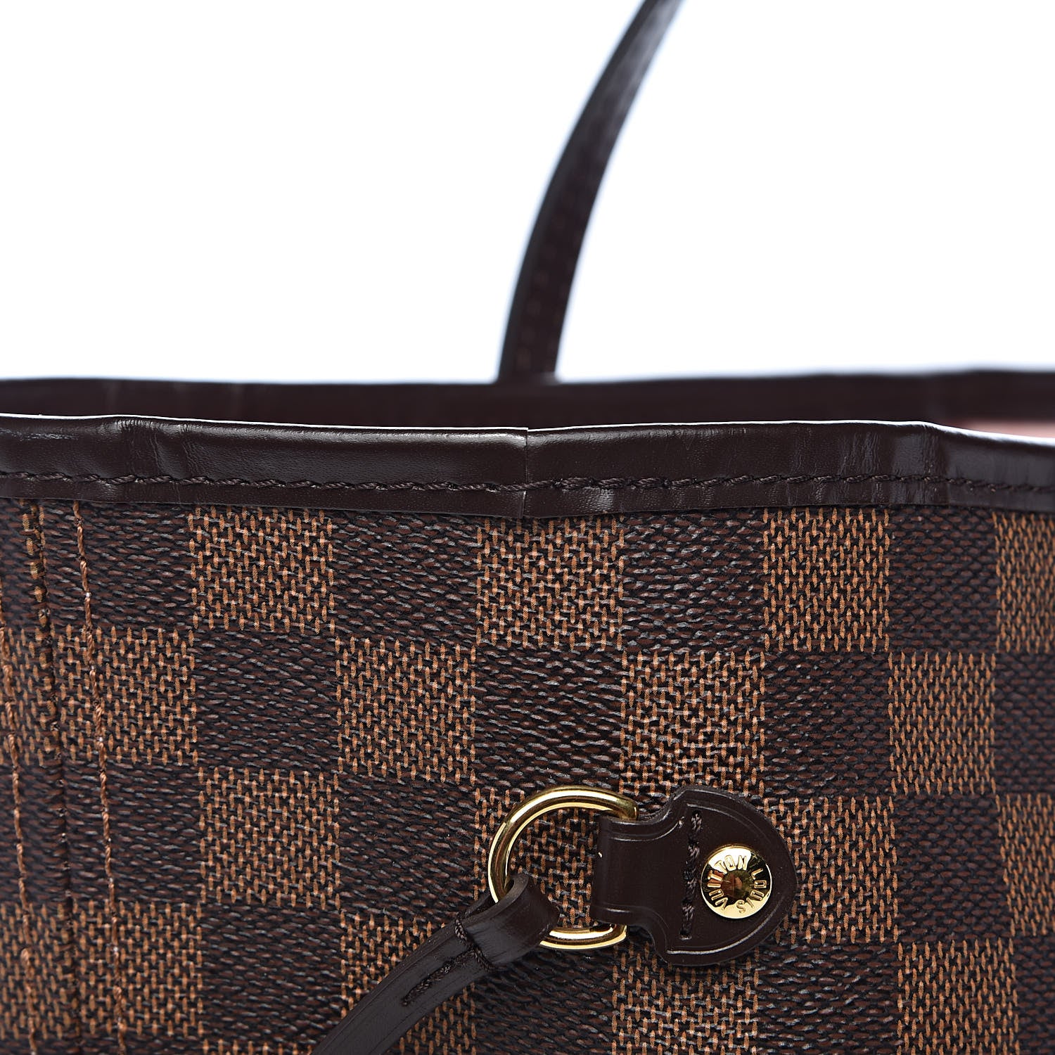 Louis Vuitton Damier Ebene Neo Neverfull MM Rose Ballerine 13 of 16