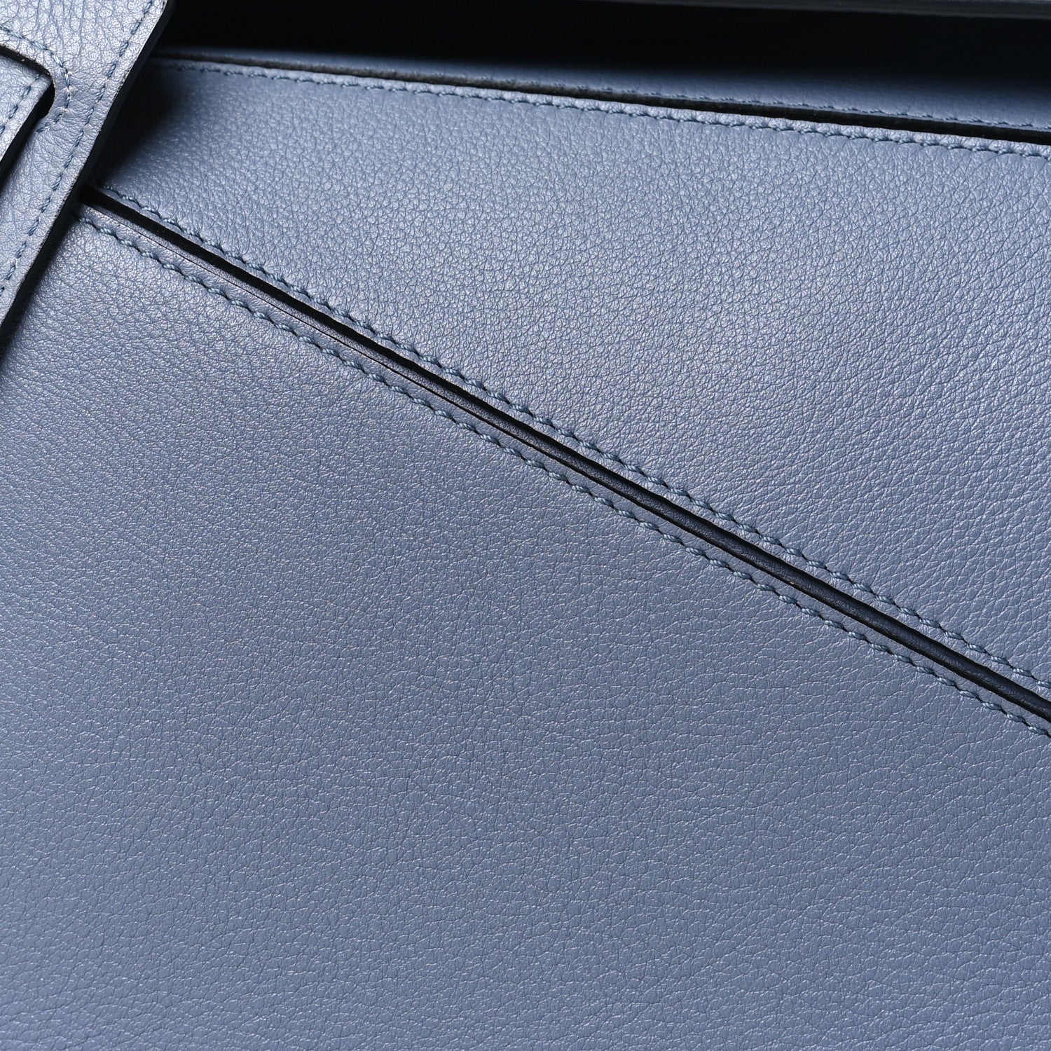 Loewe Calfskin Medium Puzzle Bag Blue 7 of 10