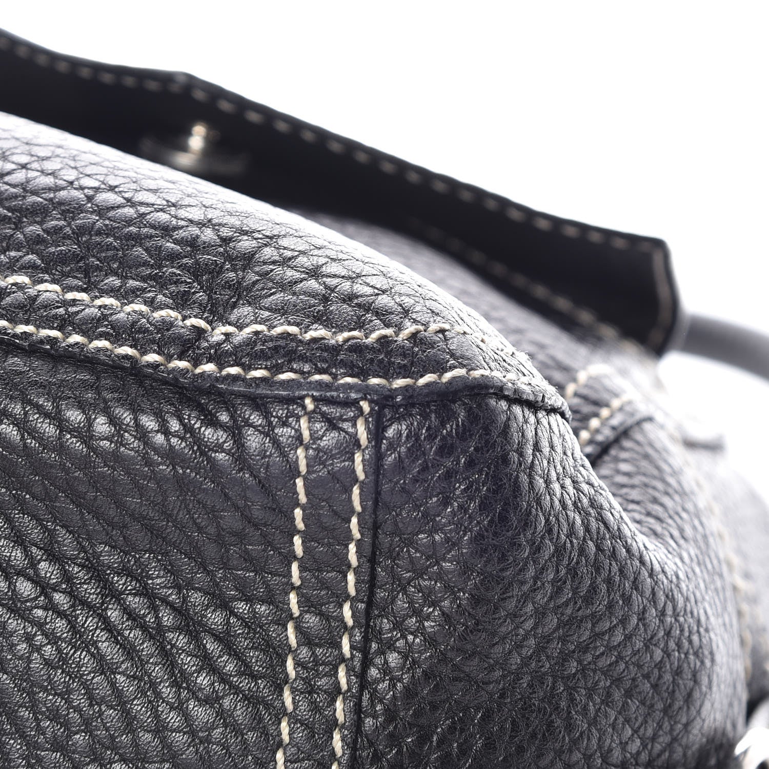 Prada Vitello Daino Hobo Black 10 of 12