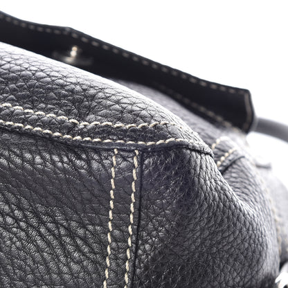 Prada Vitello Daino Hobo Black 10 of 12