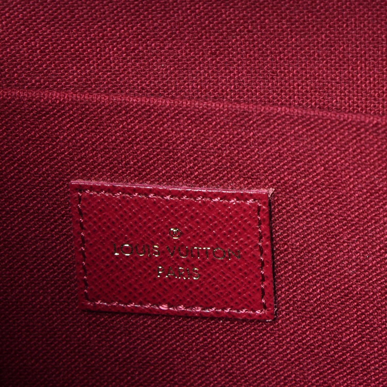 Louis Vuitton Monogram Pochette Felicie Chain Wallet Fuchsia 8 of 15