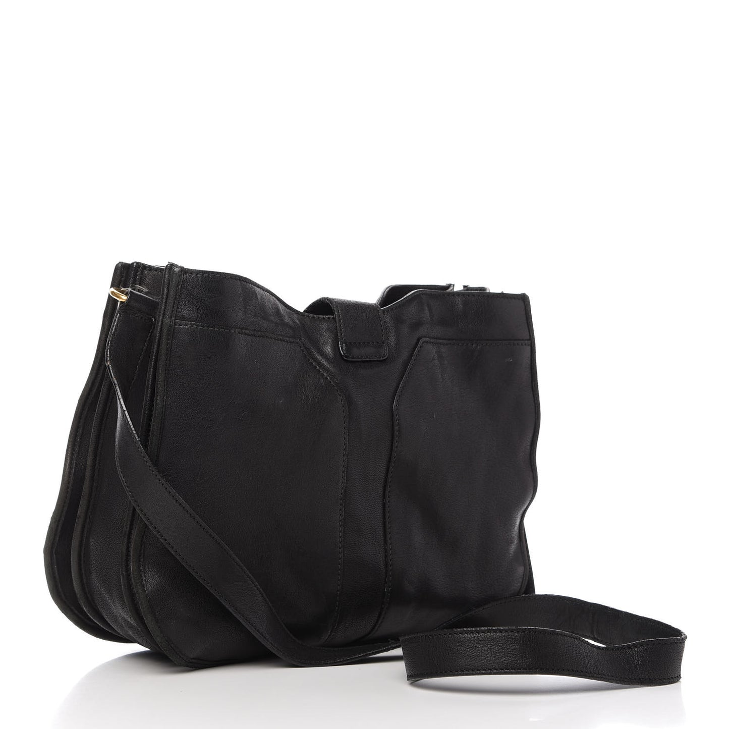 Sheepskin Medium Chyc Shoulder Bag Black