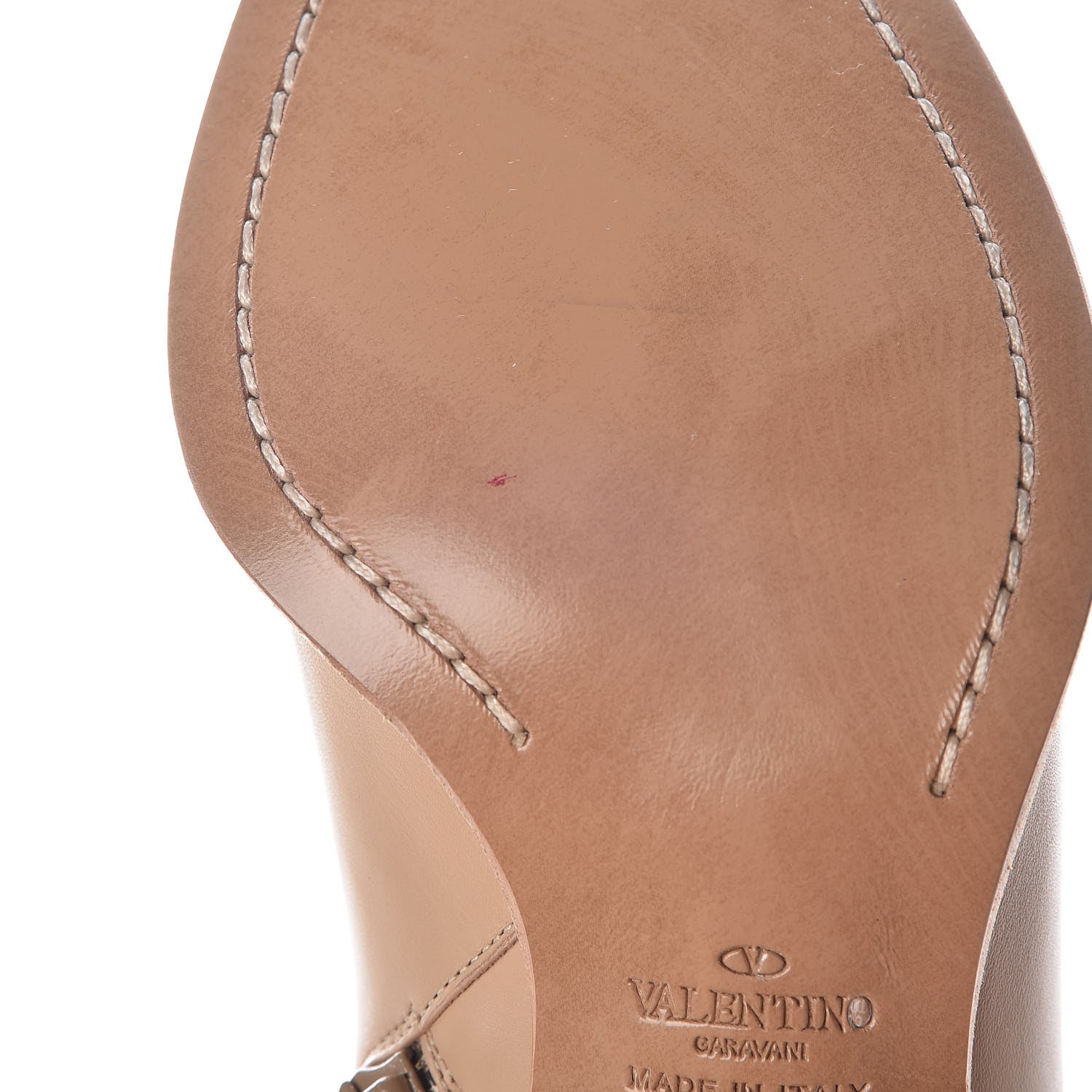 Valentino Garavani Calfskin Embroidered Texan 50mm Cowboy Ankle Boots 39 Naturale 9 of 13