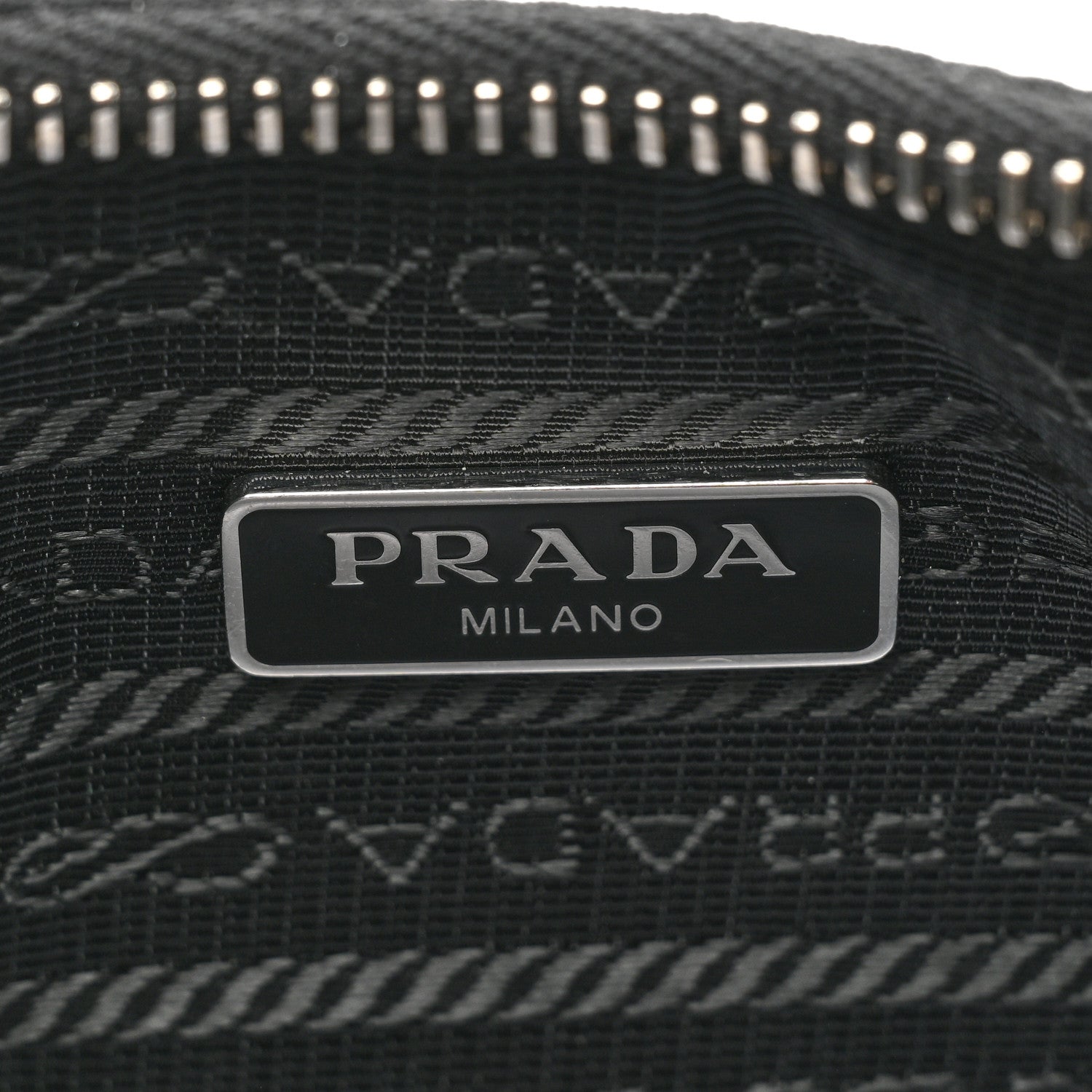 Prada Nylon Re-Edition 2005 Shoulder Bag Black 6 of 10