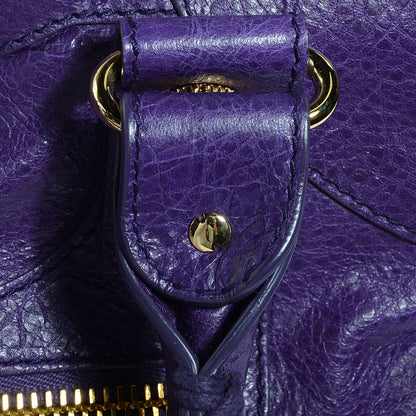 Balenciaga Agneau Giant 21 Gold Hardware City Dark Violet 10 of 12