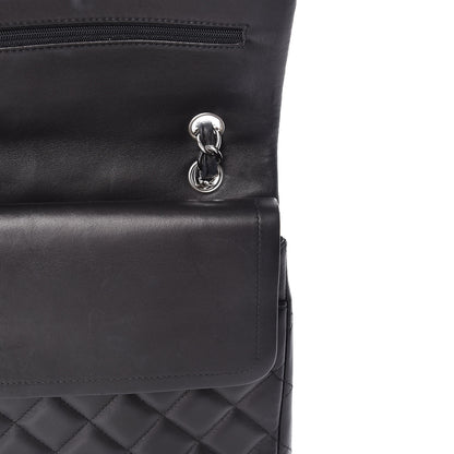 Chanel Lambskin Quilted Maxi Double Flap Black 13 of 18