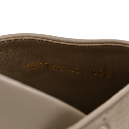 Gucci Suede Guccissima Womens Horsebit Slippers 40 Oatmeal 6 of 8