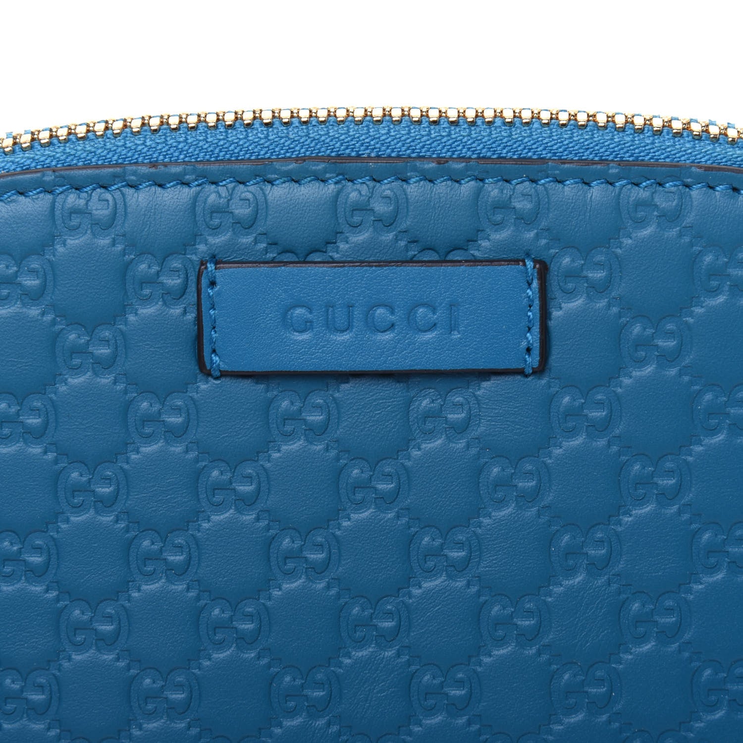 Gucci Microguccissima GG Cosmetic Case Deep Cobalt 13 of 15