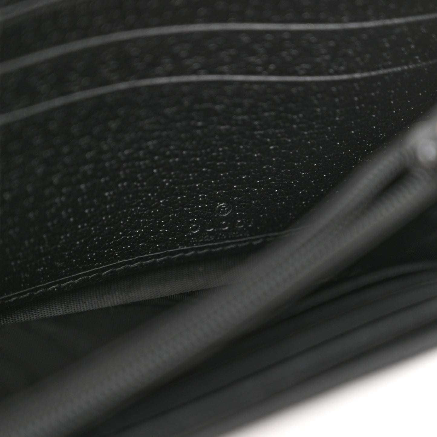 Dollar Calfskin Web Ophidia Wallet On Chain Black