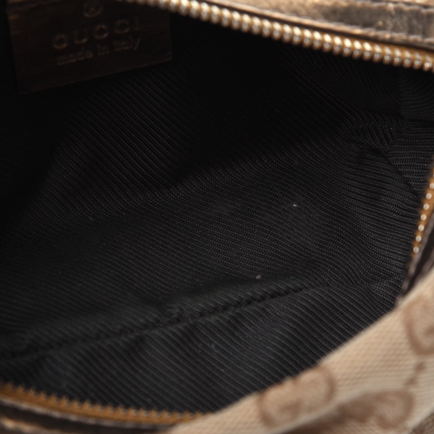 Monogram Small Cosmetic Case Metallic Bronze