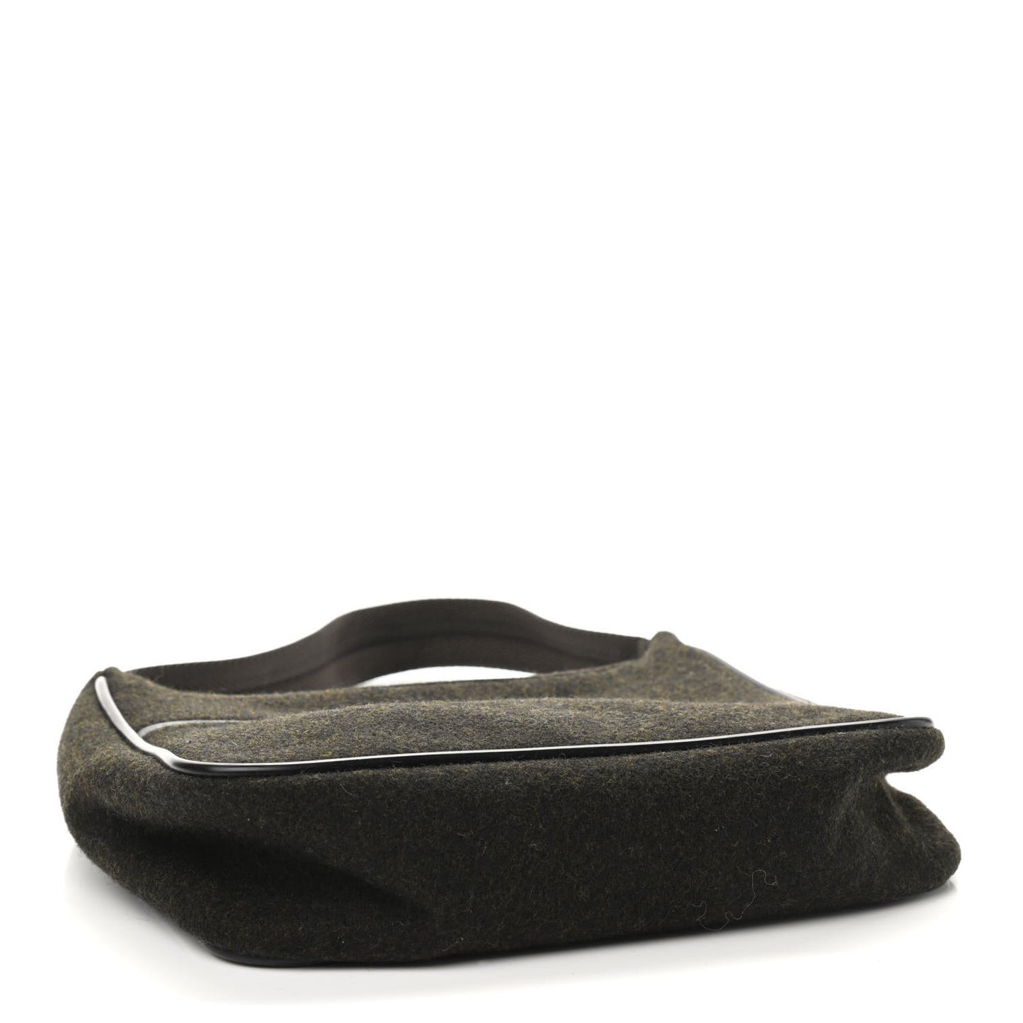 Wool Sport Shoulder Bag Brown