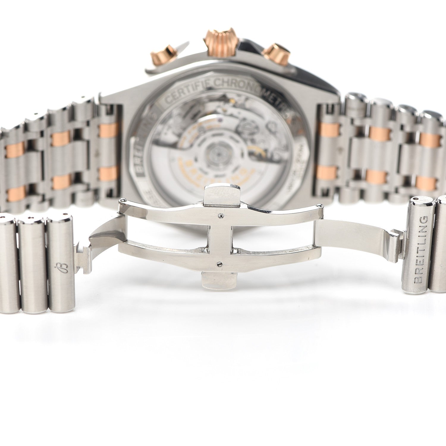 Breitling Stainless Steel 18K Rose Gold 42mm Chronomat B01 Automatic Watch Grey UB0134 5 of 6