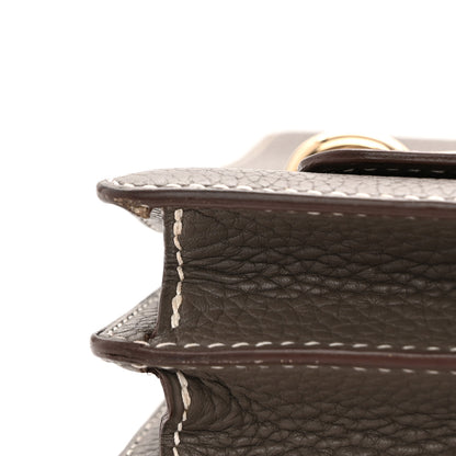 Hermes Taurillon Clemence Sac Roulis 23 Etain 13 of 14