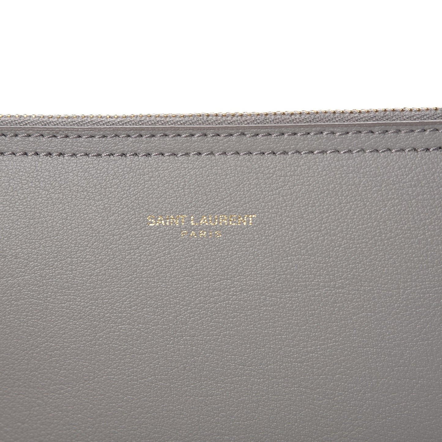 Calfskin Medium Shopping Tote Oyster Grey