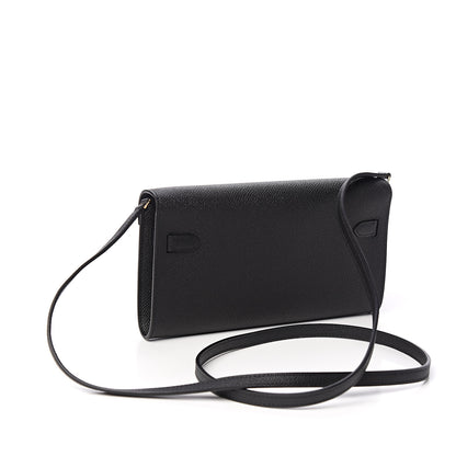 Hermes Epsom Kelly Wallet To Go Black 2 of 6