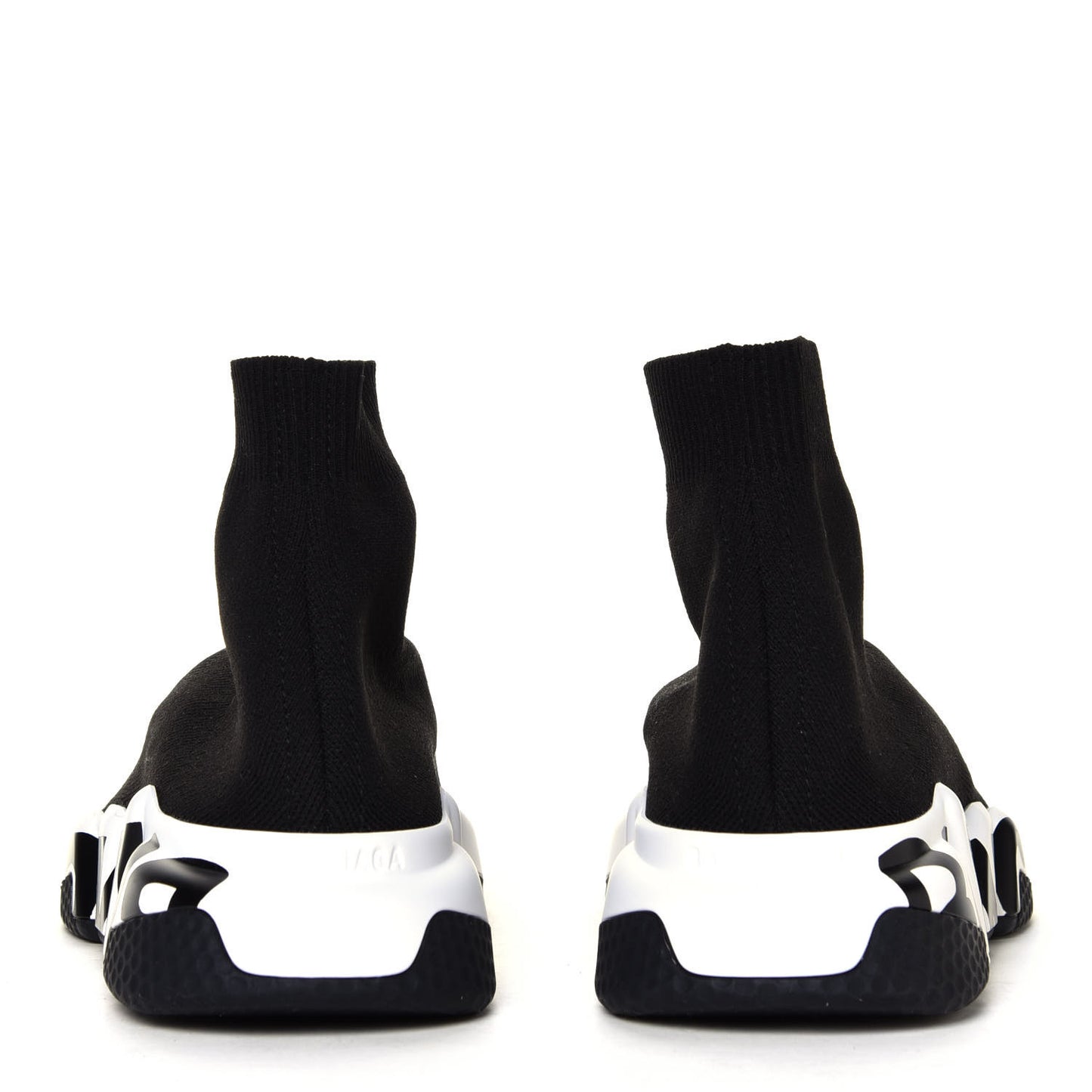 Neoprene Knit Womens Speed Graffiti Sneakers 37 Black White