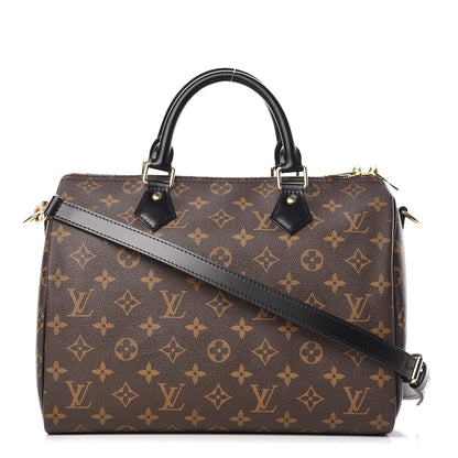 Louis Vuitton Monogram My World Tour Speedy Bandouliere 30 Black 1 of 17