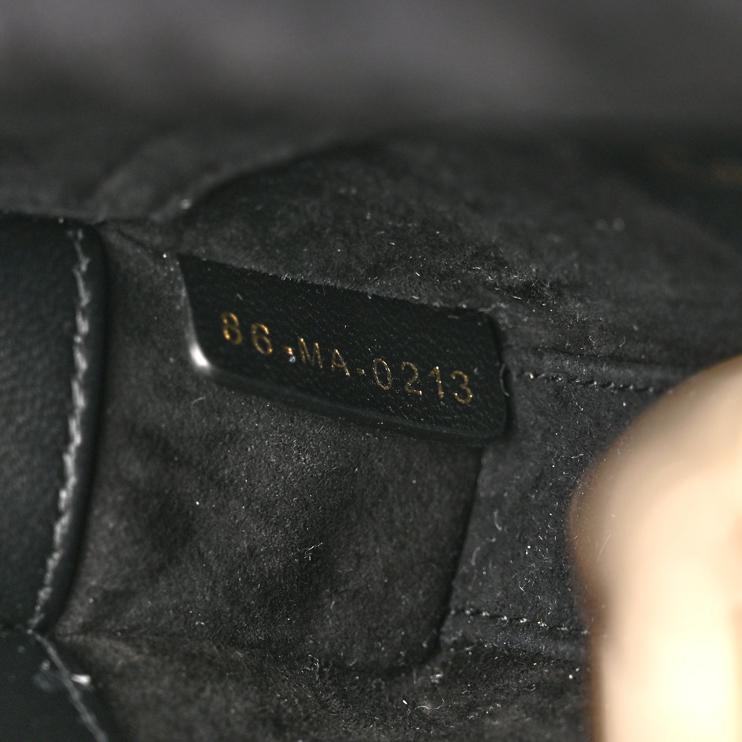 Lambskin Cannage Micro Lady D-Joy Black