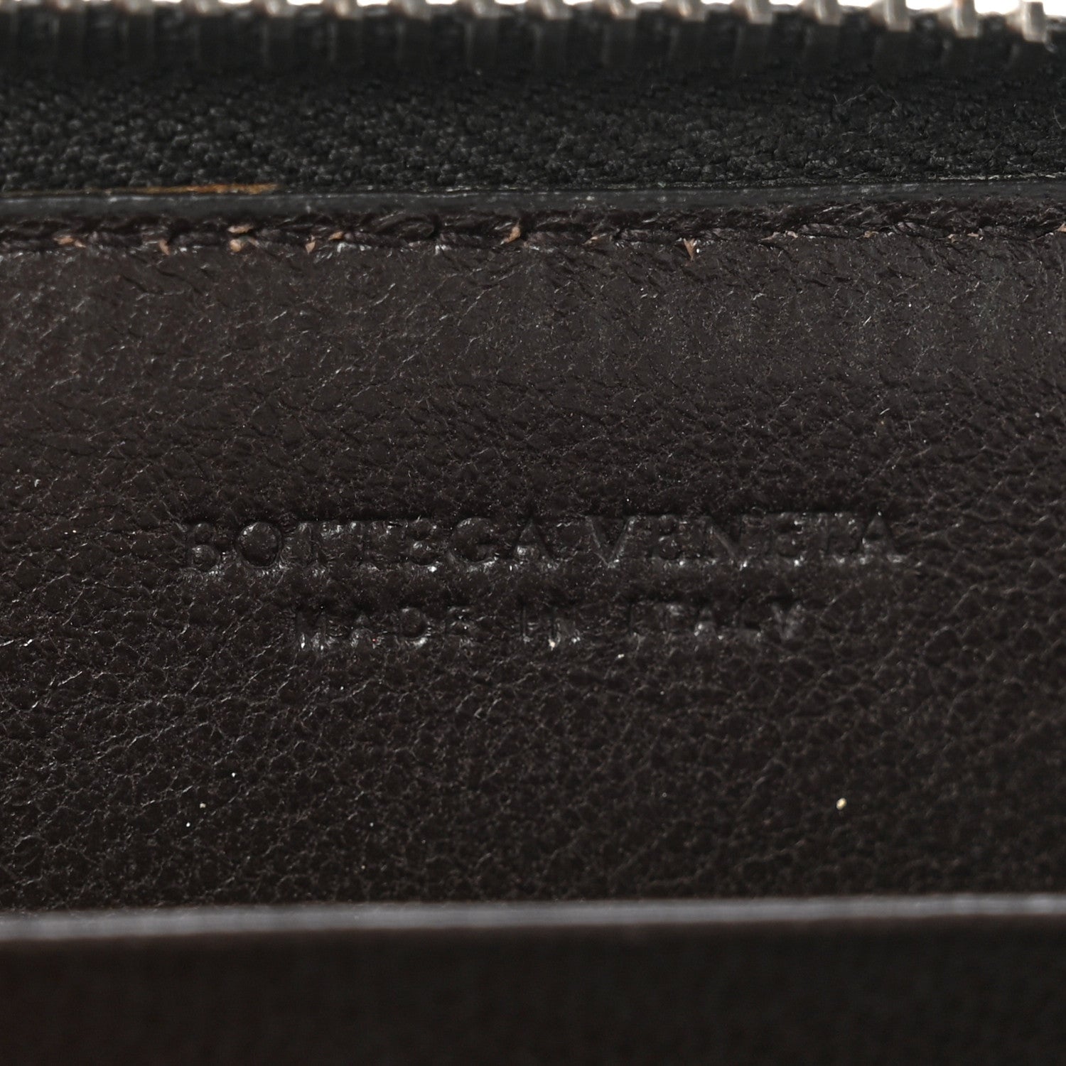 Bottega Veneta Nappa Intrecciato Zip Around Coin Purse Ebano 6 of 8