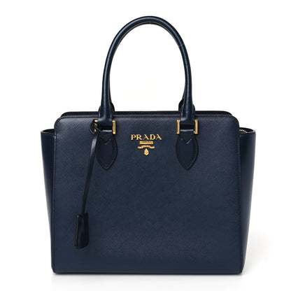 Prada Saffiano Soft Calfskin Tote Baltico 1 of 8