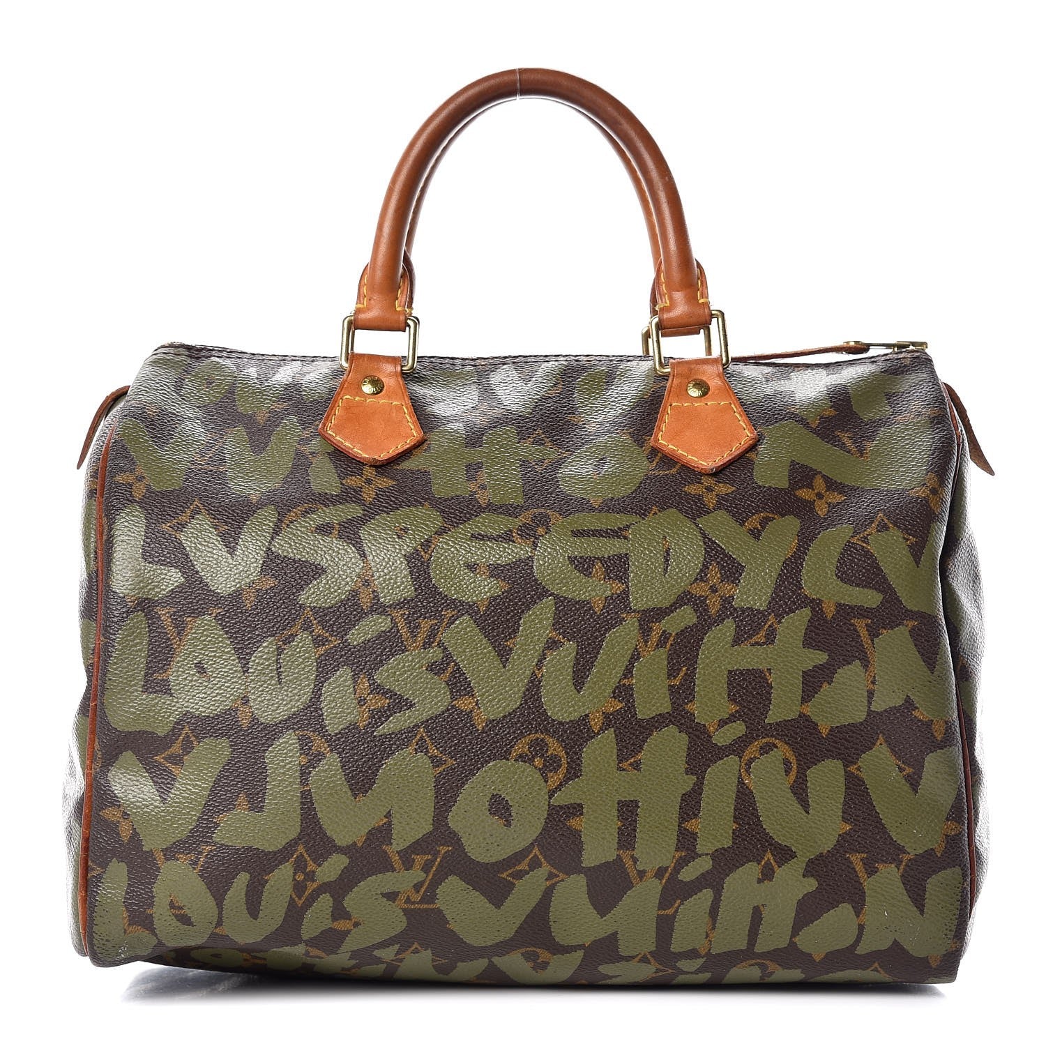 Louis Vuitton Monogram Graffiti Speedy 30 Kaki 1 of 26