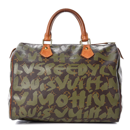 Louis Vuitton Monogram Graffiti Speedy 30 Kaki 1 of 26