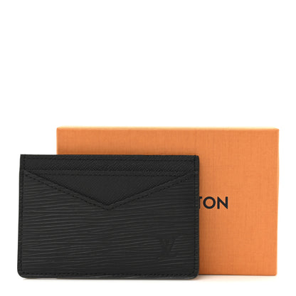Louis Vuitton Epi Neo Porte-Cartes Card Holder Black 7 of 7