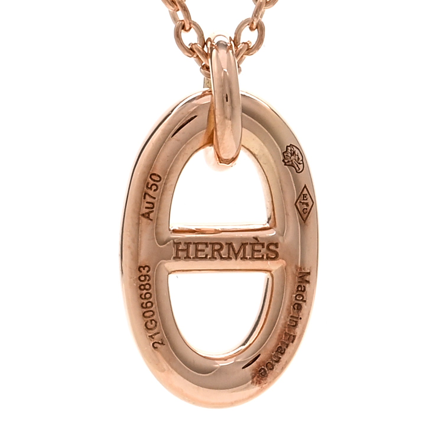 Hermes 18K Rose Gold PM Farandole Pendant Necklace 5 of 6