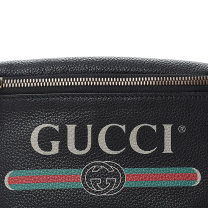 Gucci Grained Calfskin Small Logo Belt Bag Black 8 of 10