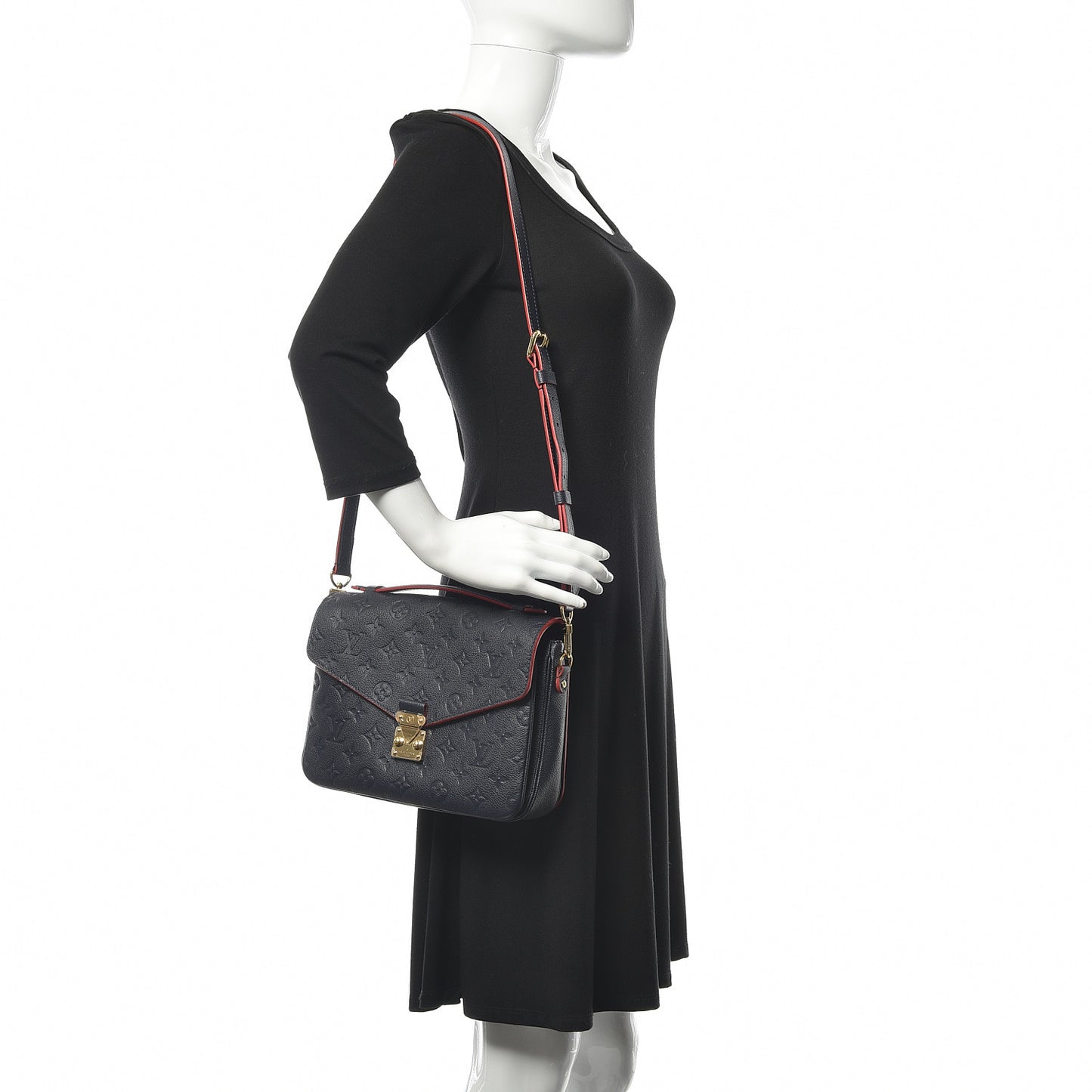 Empreinte Pochette Metis Marine Rouge