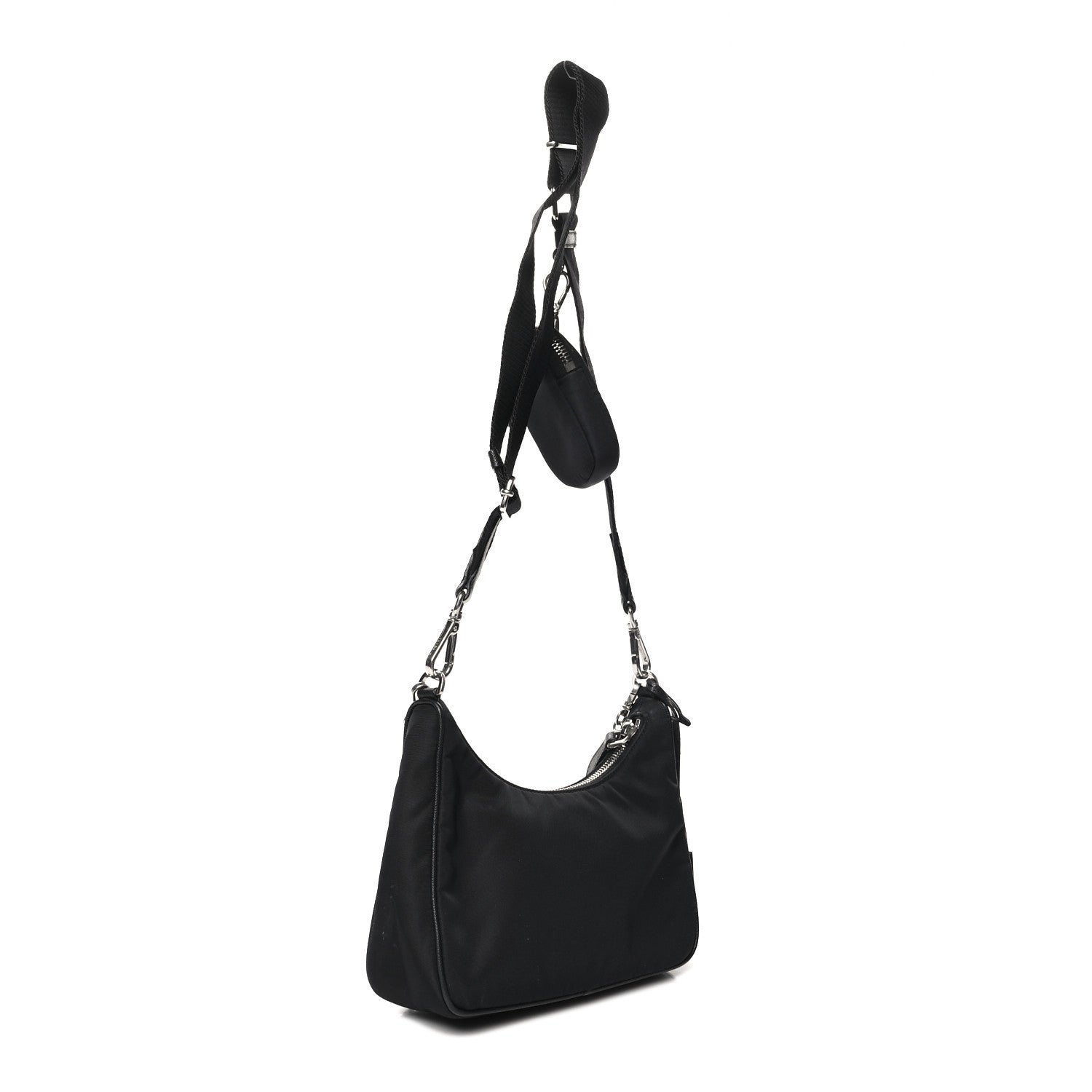 Prada Nylon Re-Edition 2005 Shoulder Bag Black 3 of 9