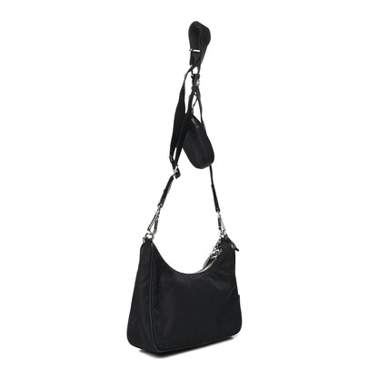 Prada Nylon Re-Edition 2005 Shoulder Bag Black 3 of 9