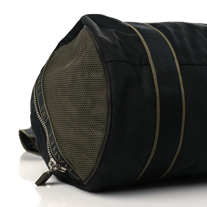 Chanel Nylon Sport Duffle Black Green 8 of 10