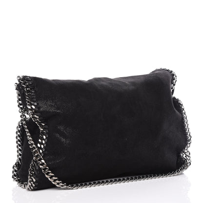 Stella McCartney Shaggy Deer Falabella Fold Over Tote Black 4 of 11