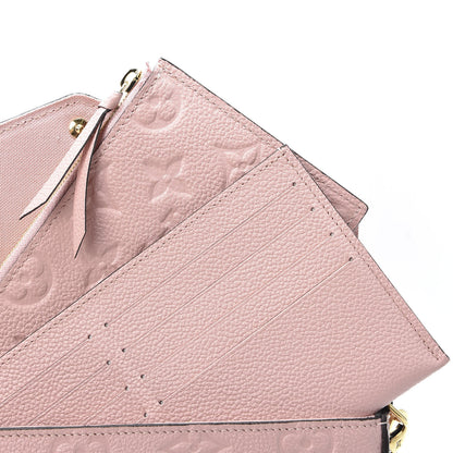 Louis Vuitton Empreinte Pochette Felicie Chain Wallet Rose Poudre 7 of 10