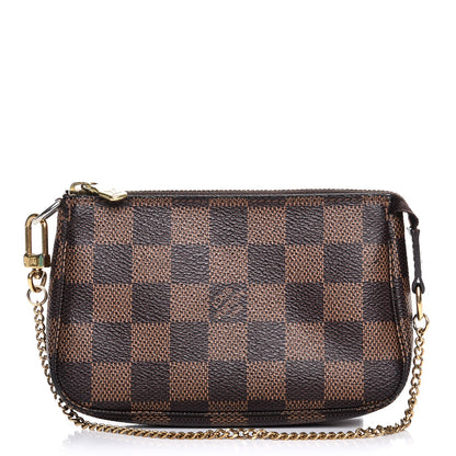 Louis Vuitton Damier Ebene Mini Pochette Accessories 1 of 7