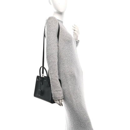 Saint Laurent Grained Calfskin Baby Sac De Jour Black 2 of 13
